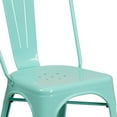 Flash Furniture Commercial Grade Mint Green Metal IndoorOutdoor