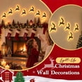 thumbnail image 3 of LED Reindeer Wall Decorations, 7Pcs Light Up Christmas Wall Decor, Christmas Glow Silhouette Lights for Door, Bedroom, Living Room, Hallway and Entryway (LED Decor-7pcs tree), 3 of 9