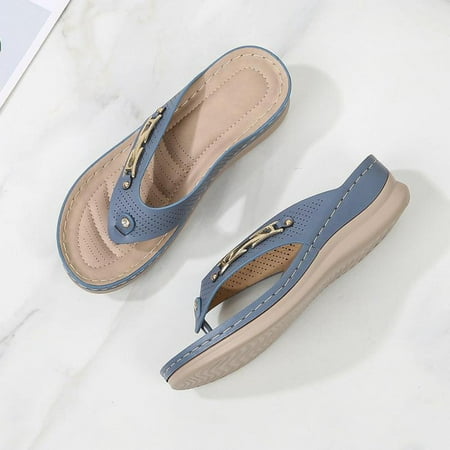 

Women s Bohemian Sponge Cake Beach Slippers
