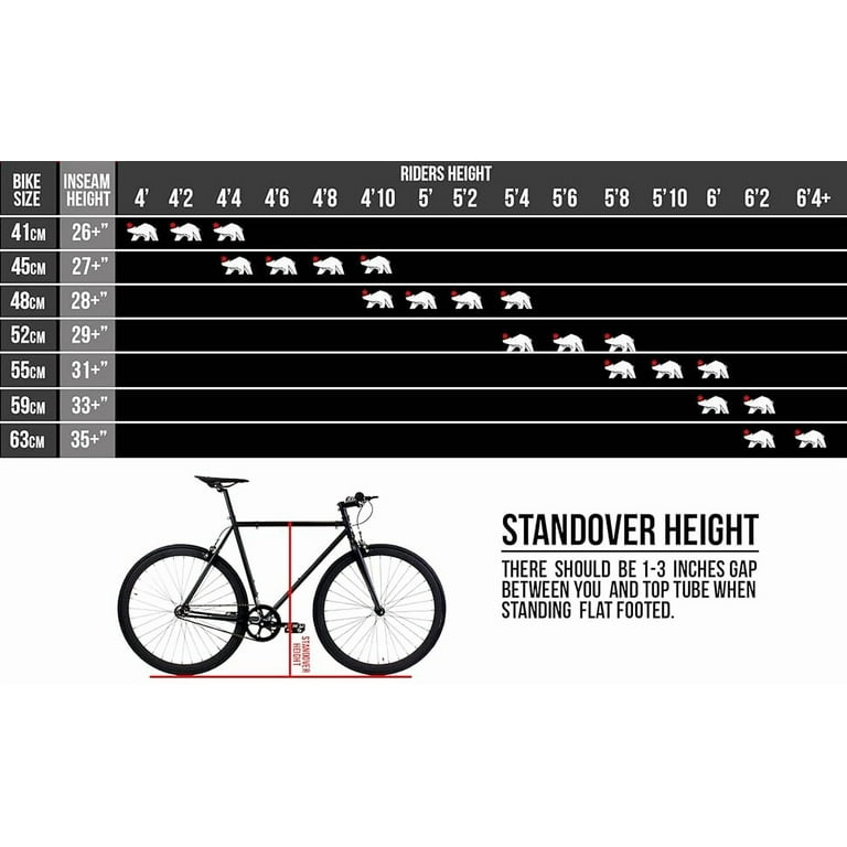 Golden Cycles Single Speed Fixie Bike – Lightweight Steel