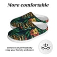 thumbnail image 6 of Yiaed Tropical Tribe Mask Print Slippers Fuzzy Warm Cozy Slippers Non Slip House Slippers For Indoor Outdoor Slippers House Slippers-11, 6 of 7