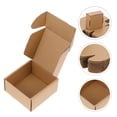 thumbnail image 4 of CIMAXIC Aircraft Box 25pcs Corrugated Board Packing Boxes Moving Boxes Express Storage Boxes,4.13"X3.94"X1.97", 4 of 4