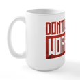 thumbnail image 2 of CafePress - Don't Wish For It Red Large Mug - 15 oz Ceramic Large White Novelty Mug, 2 of 6