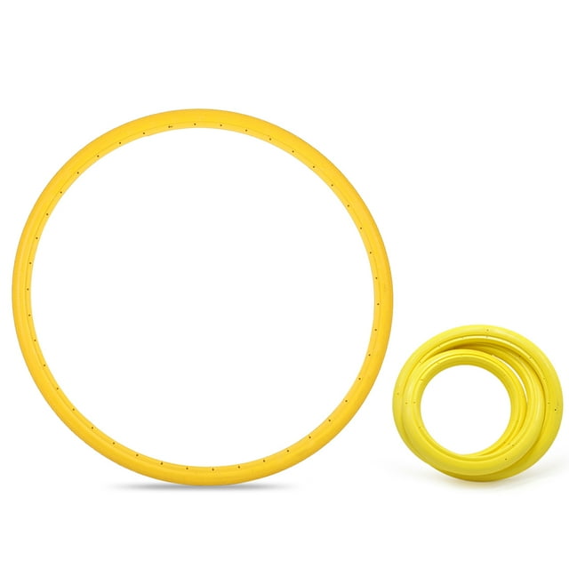 Graflsoa 700x23C Polyurethane Solid Bike Tire - Durable, Maintenance-Free, Multiple Color Options (Yellow)