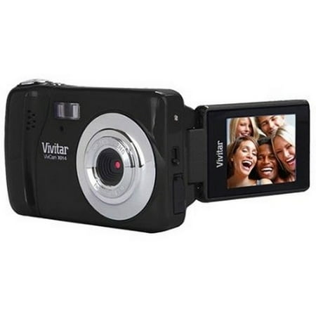 Vivitar Vivicam VX018 Black 10.1MP Digital Camera, 1.8