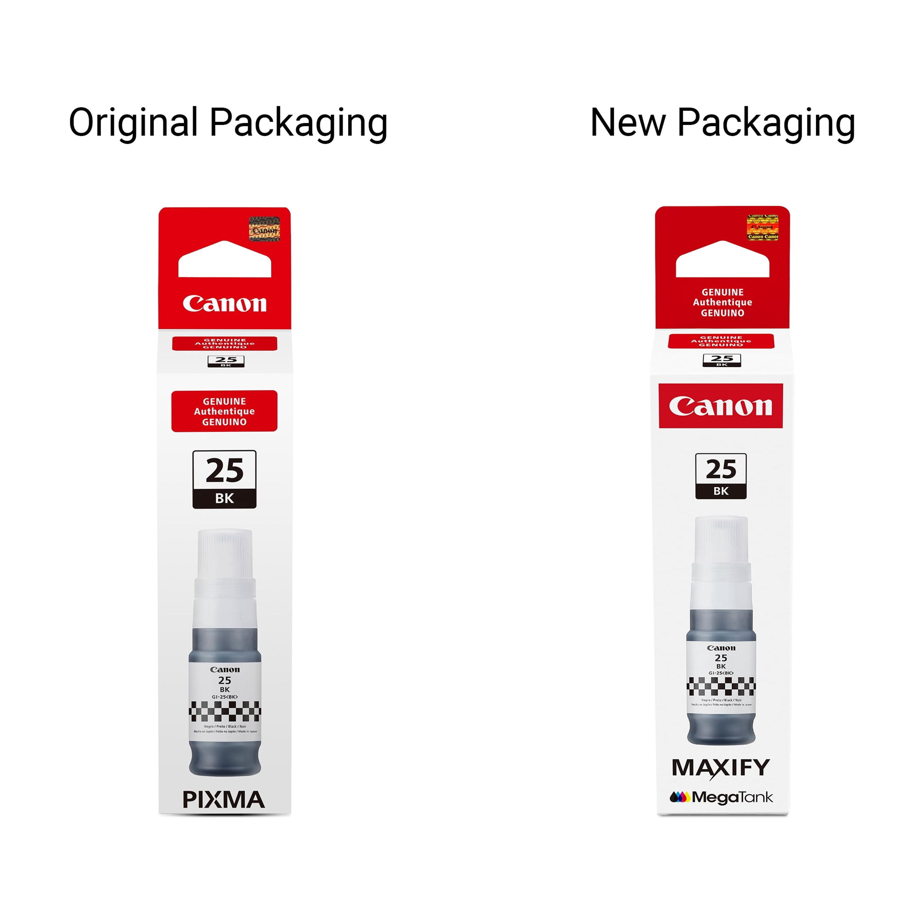 Canon Genuine Ink Bottle GI-25, Black - Walmart.com
