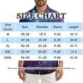 thumbnail image 3 of Hogleaql Mens Patriotic 4th Of July Shirts 4th Of July American Flag Print Short Sleeve Shirts Collared Button Fashion Hawaiian Workout Shirts for Men Watermelon Red 2XL, 3 of 6