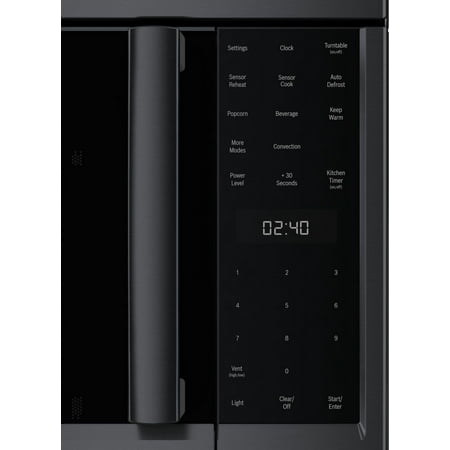 Bosch - 800 Series 1.8 Cu. Ft. Convection Over-the-Range Microwave - Black stainless steel