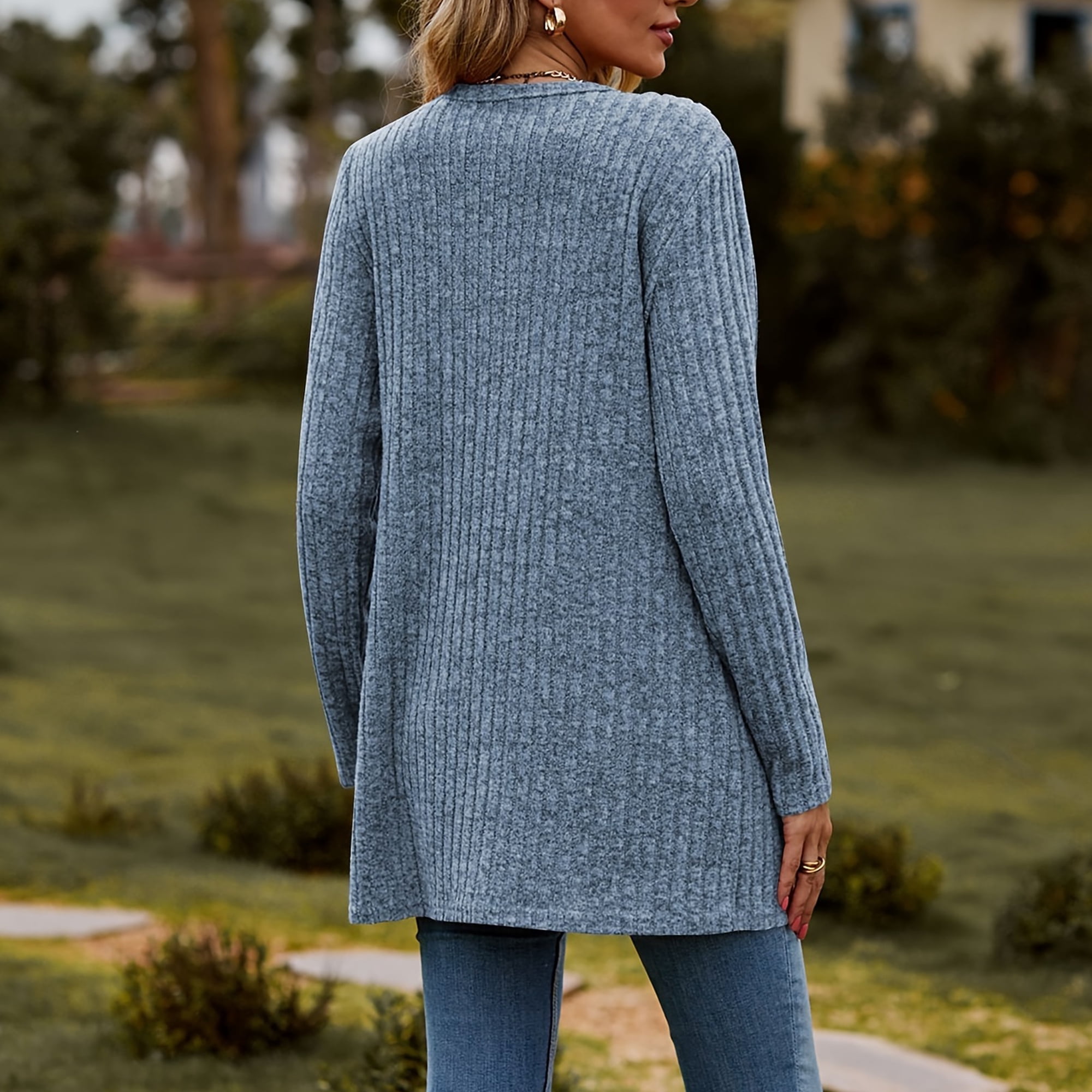 Cardigan Femme Boutonné - Pull Léger Manches Longues Pour Automne | Matière Douce Et Stretch | Multiple Coloris