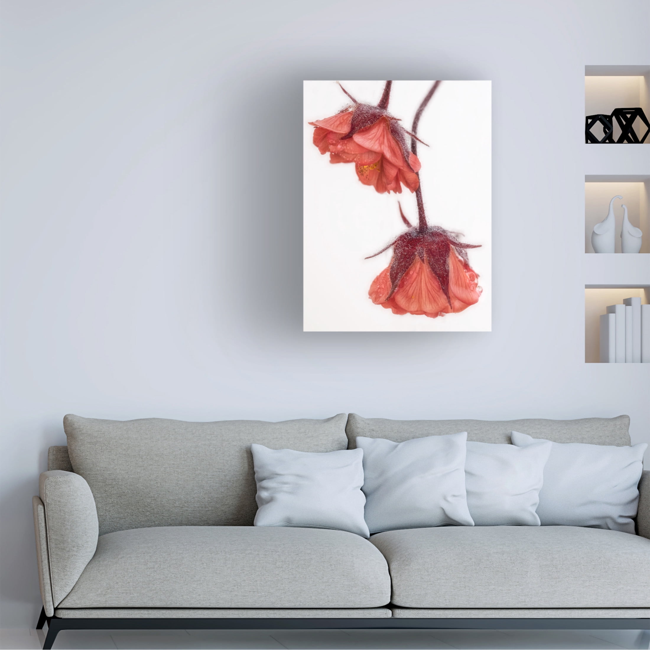 Trademark Fine Art Marie anne Stas Red and Wet Canvas Wall Art