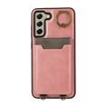 thumbnail image 7 of Wallet Back Case for Samsung Galaxy S22 Plus with Wrist Strap, Stylish Magnetic Card Holder Finger Ring Kickstand PU Leather Lanyard Shockproof Slim Phone Case for Samsung Galaxy S22 Plus, Pink, 7 of 7