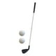thumbnail image 5 of Palo de Golf con 2 pelotas de Golf, mango telescópico antideslizante, cuña de Golf para diestros, eje de Metal para regalo de Golf para padres e hijos Adultos, 5 of 8