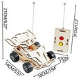 thumbnail image 3 of Uklsqma Puzzle Science Experiment Remote Control Racing Model Kit | Educational Diy Wood Handicraft Material Package for Kids Stem Learning | Hands-On Assembly, Circuit Building, Teamwork Development, 3 of 6