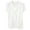White, variant on Womens T Shirts Loose Fit Women Fashionable V Neck Short Sleeve T Shirt Beige L