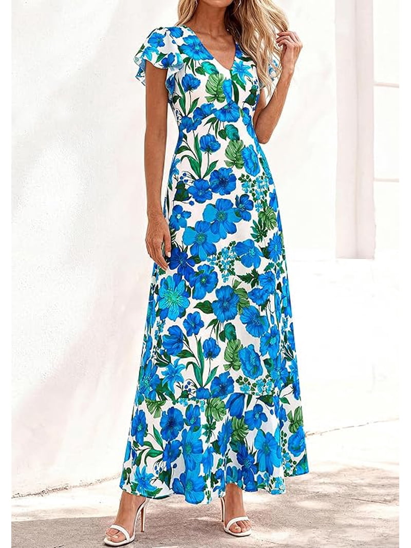 spring summer maxi dresses Floral Summer Maxi Dress