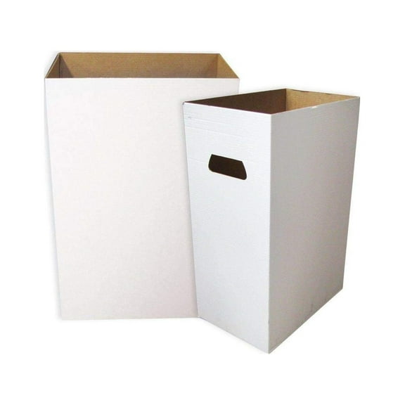 Lwory 22.3 gallons Set of 6, Reusable, Recyclable and Disposable Trash Cans, Sturdy Cardboard - (6) Medium Size - Set of 6, 22.3 gallons