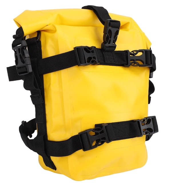Motorcycle Bumper Bag, Water Resistant Large Capacity Anti Slip PVC Side Frame Crash Bar Riding Bag Saddle Bag for Dirt Bike Street Bike