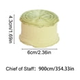 thumbnail image 3 of Craft Decor Ribbons,Iridescent Fishtail Organza Trim,Cuttable Polyester Ruffled Lace Roll for Diy Hair Bow Gift Wrapping Wedding Party Floral Embellishment(Green), 3 of 7