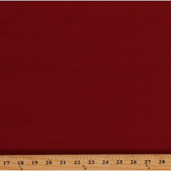 Outdoor Patio Fabric - Chili Pepper Red Solid with Linen-Look Weave Limited Outdoor/Indoor 54" Wide Polyester/Blend Fabric by the Yard (7030T-4C)