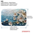thumbnail image 3 of Oil on relief 970 Non-Slip Memory Foam Bath Rug: Absorbent, Quick-Dry, Machine Washable, Soft & Comfortable - S, 3 of 7