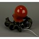 thumbnail image 4 of bronze resin octopus lamp coastal accent decor red orange nautical amber decorative desk art table lamp, 4 of 5