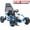 Blue, variant on Sunnyfree 24V Drift Go Kart for Kids Ages 6+, 400W Electric Ride On Car with Rear Suspension, Bluetooth Music, LED Lights, Up to 8.5MPH, Pink