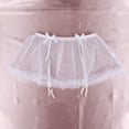 thumbnail image 5 of Liga de malla sexy de encaje transparente de 2 colores Cordón elástico de madera para las orejas Tejido agradable para la piel Lazo con personalidad Tirantes elásticos debajo, 5 of 5