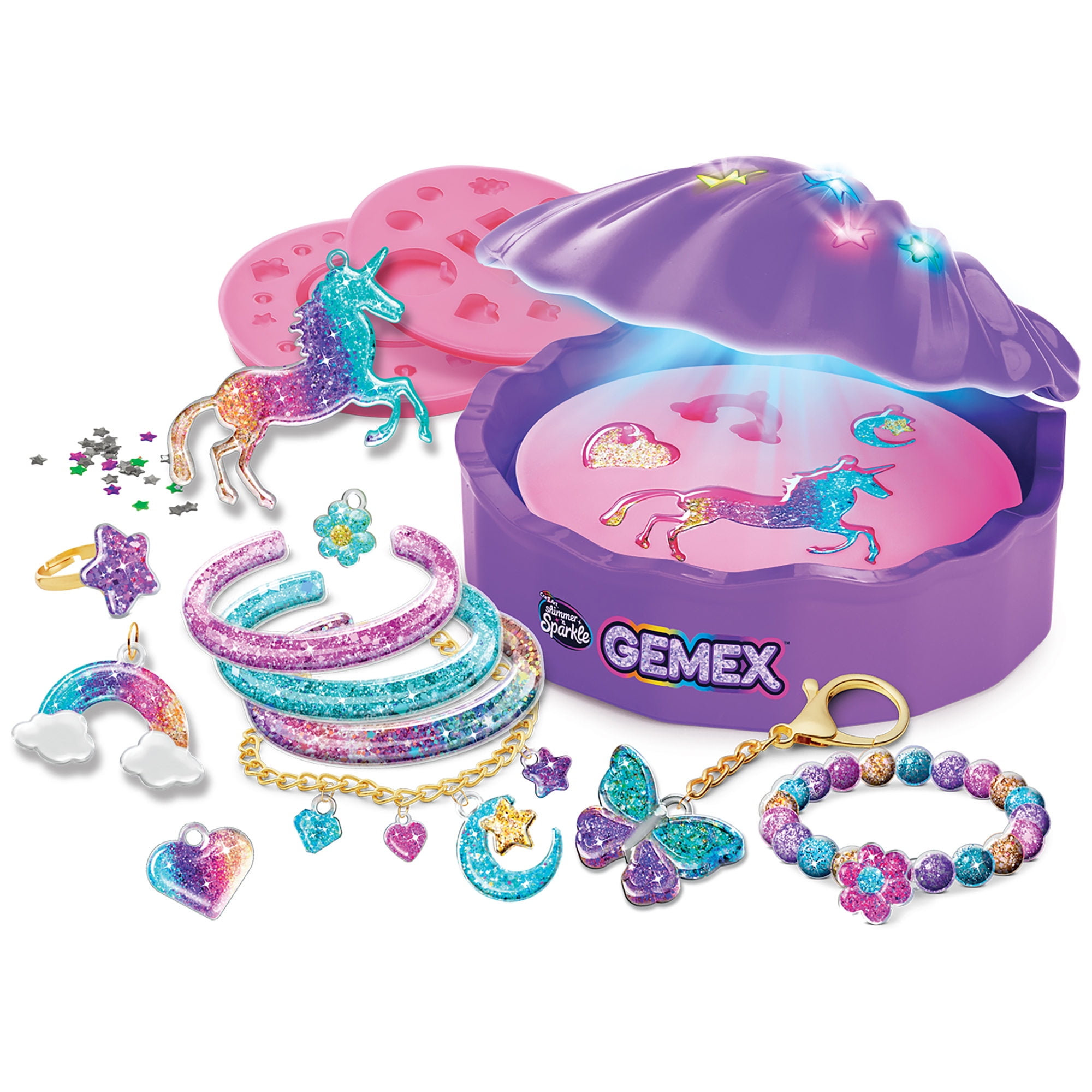 MYO Glittery Jewelry with the Gemex Gel Creations Studio - The Toy Insider