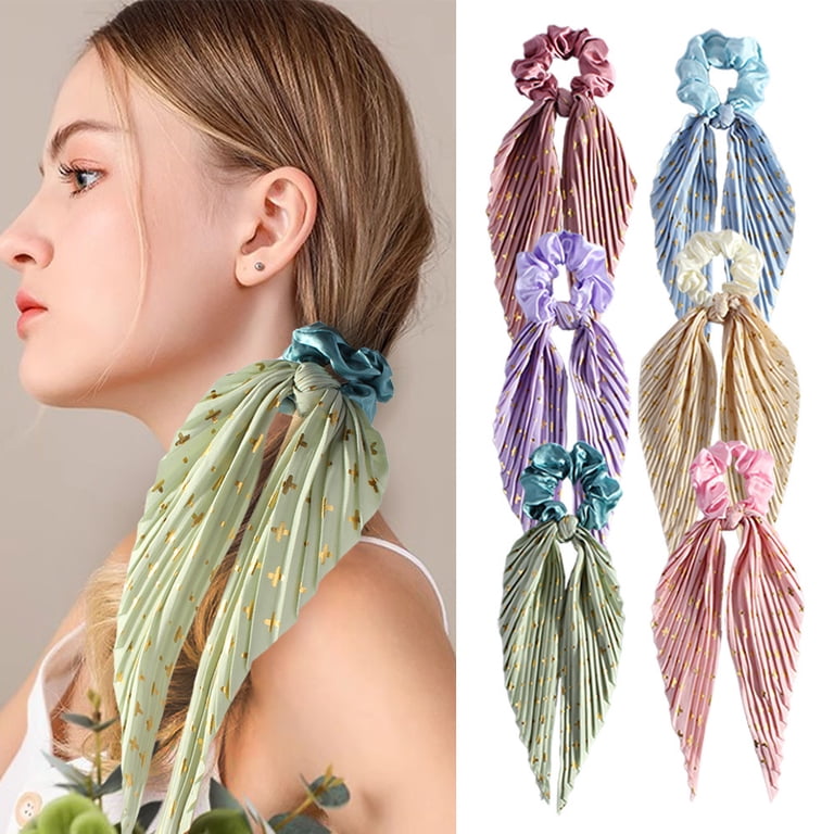 Handmade Real Silk Hair Rope Handmade Satin Heatless Hair Curler: Overnight Curls, Anti  main image 4