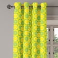 thumbnail image 2 of Ambesonne Lime Green Grommet Curtain, Lemon Lime Pop Art, 50" x 96", Yellow Lime Green, 2 of 6