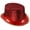 Red, variant on Dress Up America Shiny Top Hats for Adults - Tuxedo Magician Hat - One Size Fits Most (Red)