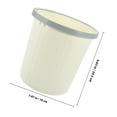 thumbnail image 2 of Minkissy Garbage Bucket Waste Trash Can Rectangular Simple Design for Kitchen Use 1Pcs, 2 of 8