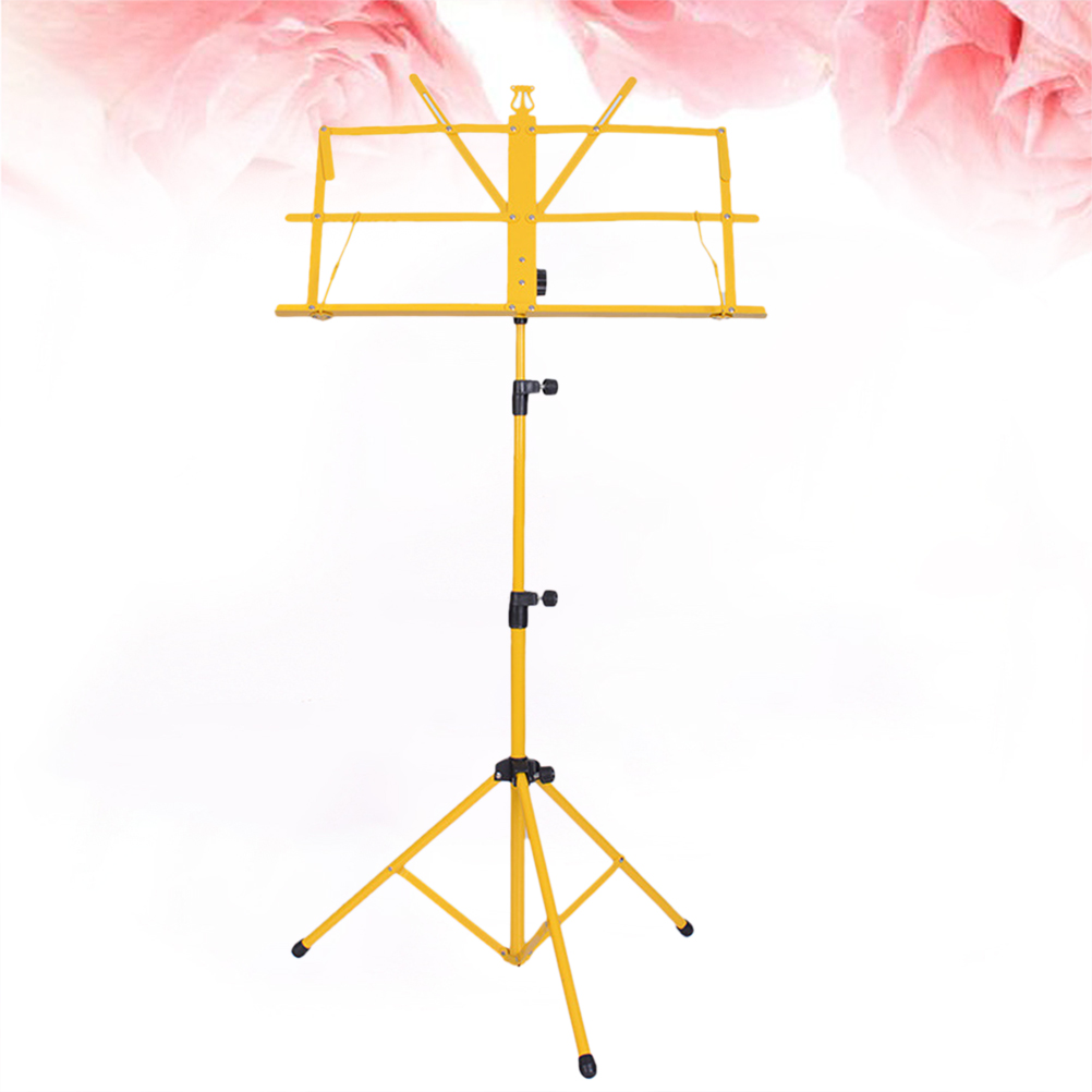 HONMEET  Durable Lightweight Multi Angle Viewing Music Stand for Guitar Practice Performance