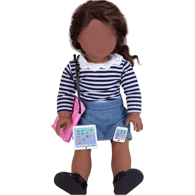 Dress Along Dolly Cell Phone Computer Tablet and Laptop Accessory Bag Set for American Girl Doll Walmart