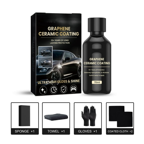 Kieccall Protective Film for Automobile Paint - Water Resistance Wear Resistance Anti-Rot and Dirt Protection for External Influences, 70ml