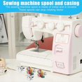 thumbnail image 4 of 10Pcs Metal Sewing Machine Bobbins + 2Pcs Bobbin Case For Toyota, Brother Janome, Elna, Bernina, Singer Machines, 4 of 5