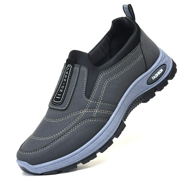 LIUJUNSHOP Men's Lightweight Breathable Outdoor Sneakers for Spring Summer Hiking Climbing and off Road Sports Activities 40 Grey