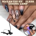 thumbnail image 2 of Lubelski Counterfeit Detector Lamp LED Simple Operation Compact Ultraviolet UV Desk Lamp Mini Gel Light for Manicure, 2 of 7
