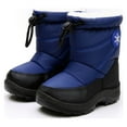 Apakowa Boys Snow Boots Outdoor Cold Weather Winter Boots (Toddler