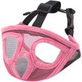 thumbnail image 1 of Short Muzzle Dog Muzzle- Adjustable Breathable Mesh Bulldog Muzzle, 1 of 5
