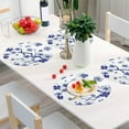 thumbnail image 5 of Coolnut Oriental Cherry Blossoms Round Placemat Set of 1, Non-Slip Heat Resistant & Waterproof Plate Pads for Dinner Table Table Placemats, 15.4 in Home Decor Gifts, 5 of 6