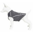 thumbnail image 3 of Pet Life Luxe Tira-Poochoo Tiramisu Patterned Mink Dog Coat Jacket, White And Brown - Small, 3 of 8