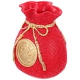 thumbnail image 4 of Luck Bag Decor Money Bag Shape Flower Vase Retro Style Home Vase Decor for Home Owners 1Pcs, 4 of 4