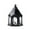 E, variant on Halloween Pumpkin Decorations - Halloween Decorative Lantern with Flickering LED Light, Haunted House Pumpkin Scene, Battery Operated Tabletop Lamp for Indoor Outdoor Party Decor