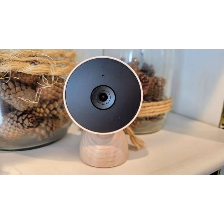 Google Nest Cam (Indoor) (Wired), 2nd Generation (Sand w/maple