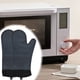 thumbnail image 2 of Pisexur Batería de cocina Guantes para hornear, guantes aislantes de cocina que soportan temperaturas altas de 260 grados, suaves, de uso prolongado y fáciles de limp para la cocina del hogar, 2 of 6