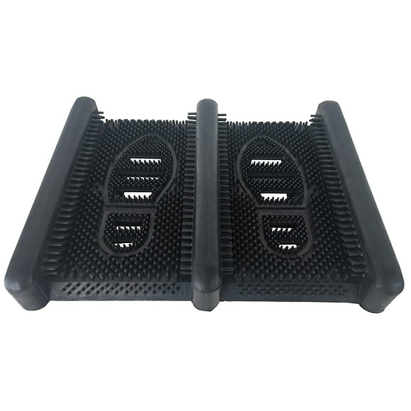 Shop Tuff 15 x 12 Inch Rubber Boot Scraper for Cleaning Off Dirt and Mud
