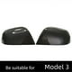thumbnail image 4 of Car Rear Mirror Cover Cap Carbon Fiber Pattern for Tesla Model 3 Y, 4 of 5