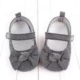 thumbnail image 2 of Infant Baby Girls Shoes Cute Non-Slip Soft Sole Bowknot Princess Dress Mary Jane Flats Toddler First Walker Baby Sneaker Shoes, 2 of 5