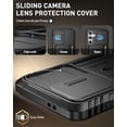 thumbnail image 5 of Poetic Revolution Case for Galaxy S24 FE 5G 2024, [Slide Camera Cover], Built-in Screen Protector Work with Fingerprint ID, Black, 5 of 5